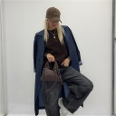 trench lungo in denim city